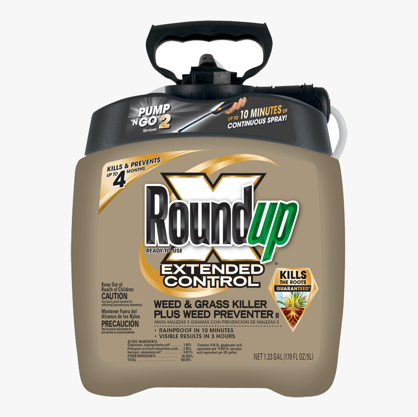 Roundup Ready To Use Extended Control Weed And Grass - Roundup Extended Control, HD Png Download, Free Download
