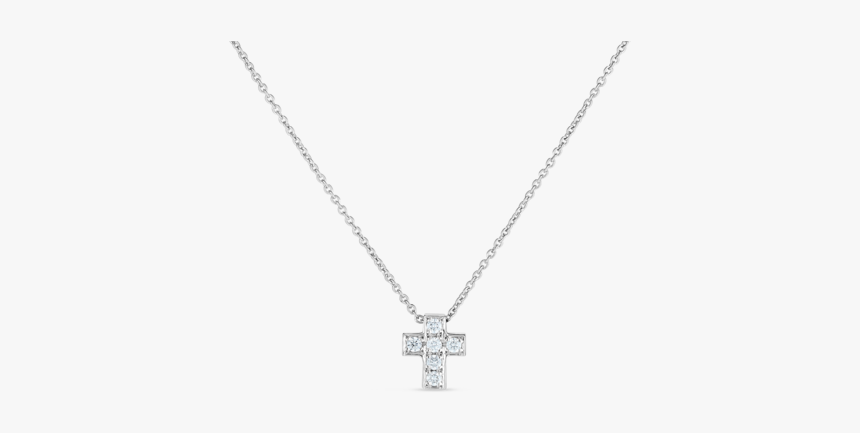 18k White Gold Cross Pendant With Diamonds - Pendant, HD Png Download ...