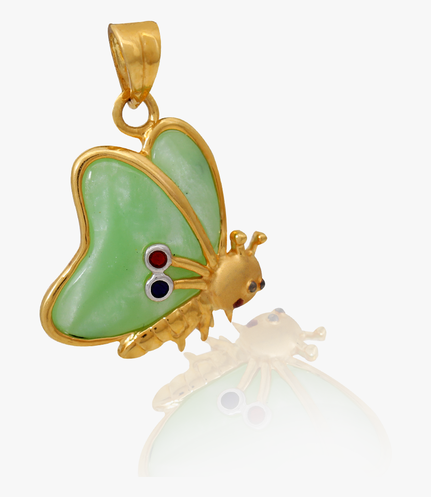 Adorable Butterfly Gold Pendant - Pendant, HD Png Download, Free Download
