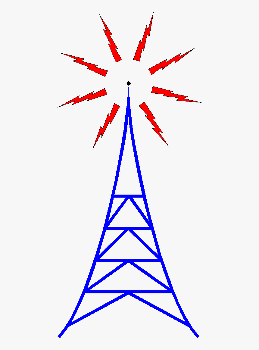 Aerial Clipart Ham Radio Antenna - Radio Tower, HD Png Download, Free Download