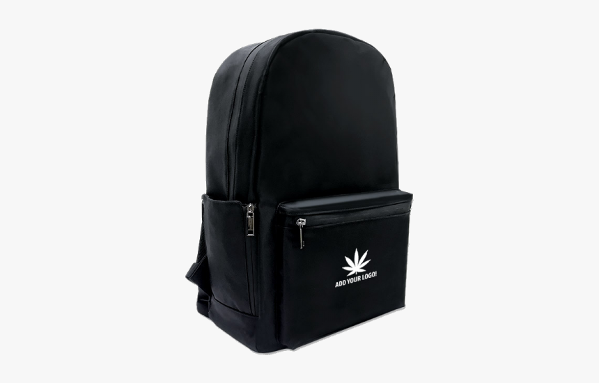 Backpack Logo Weed Pocket - Hand Luggage, HD Png Download, Free Download