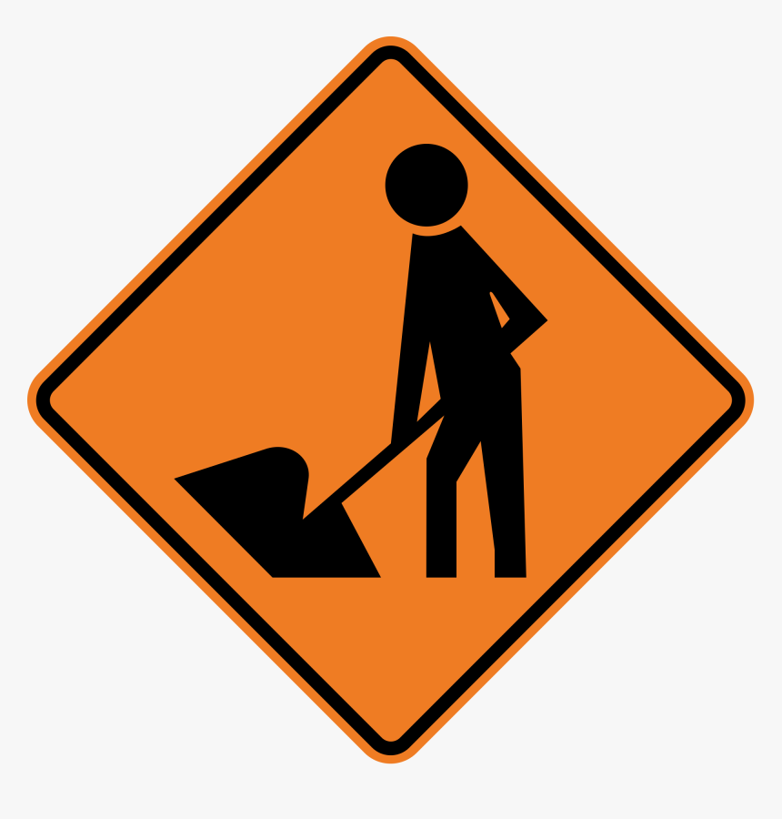 Caution Clipart Road Work Sign - Oamaru, HD Png Download, Free Download