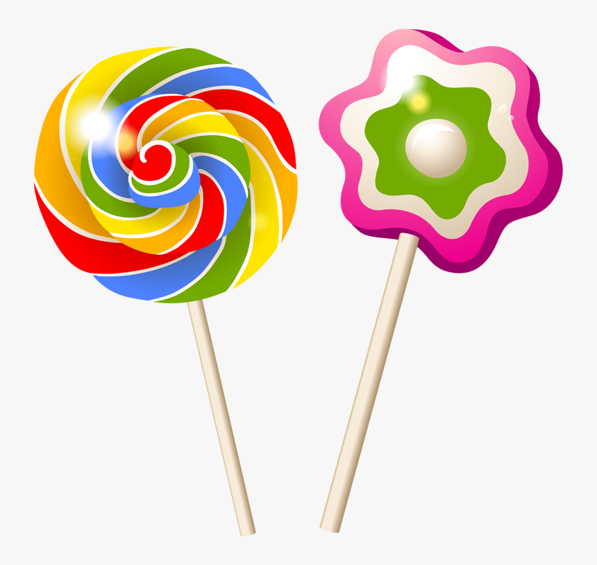 Simple Lollipop - Transparent Background Candy Png, Png Download, Free Download