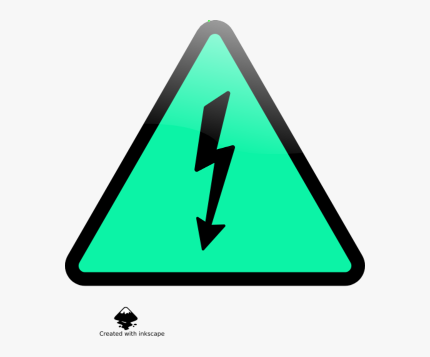 Electricity High Warning Voltage Sign Png Free Photo - Png Emoji Warning Sign, Transparent Png, Free Download