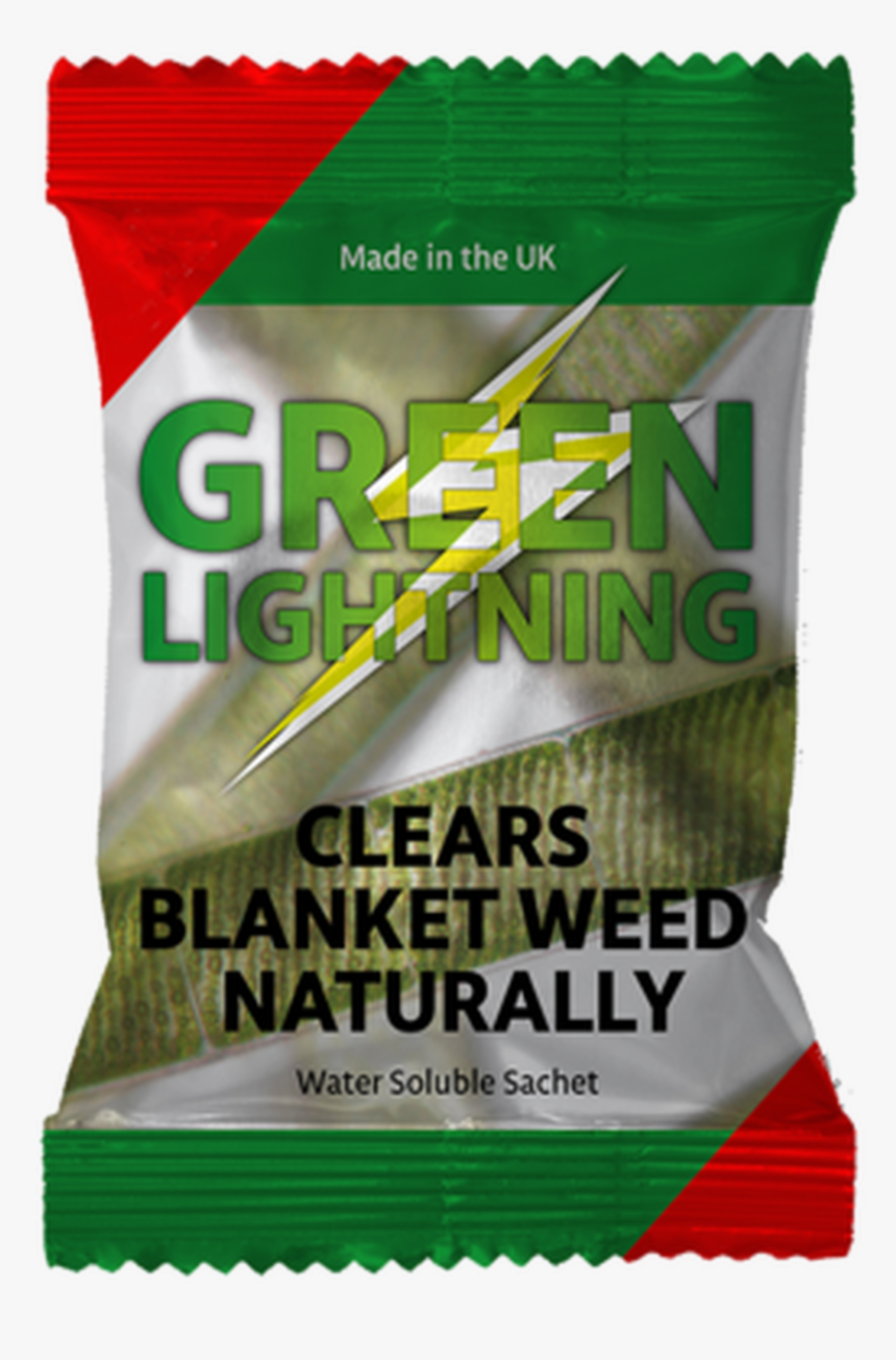 Green Lightning Blanket Weed Removal - Plastic Bag, HD Png Download, Free Download