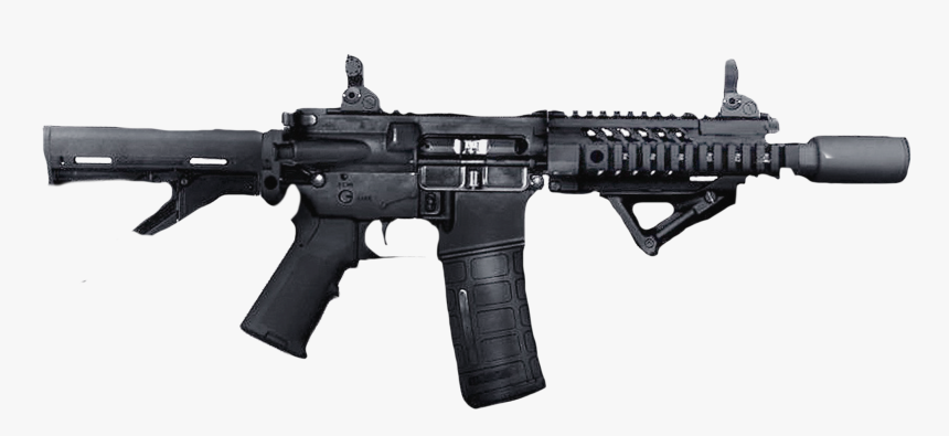 Machine Gun Png - Lancer Tactical Cobra Pdw, Transparent Png, Free Download