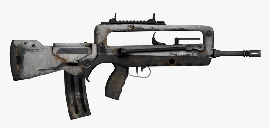 Machine-gun - Famas Png, Transparent Png, Free Download