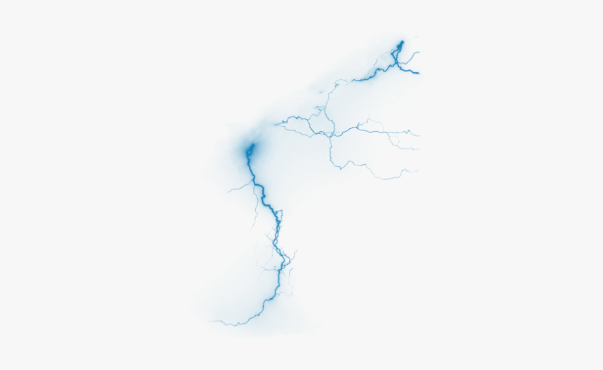 #blue #lightning #overlay #interesting #art #nature - Drawing, HD Png Download, Free Download