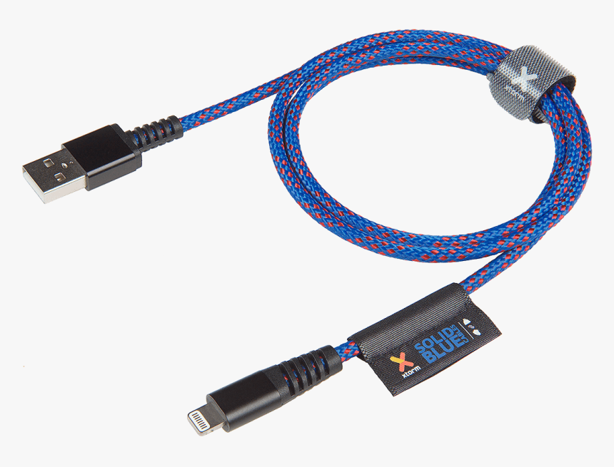 Xtorm Solid Blue Lightning Usb Cable - Xtorm Micro Usb, HD Png Download, Free Download