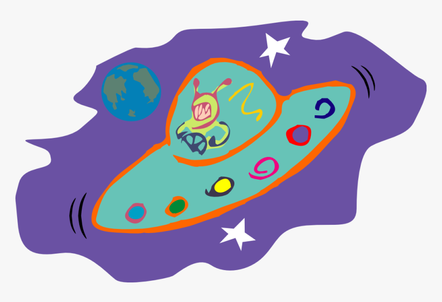 Transparent Alien Spaceship Png - Universe Clipart Black And White, Png Download, Free Download