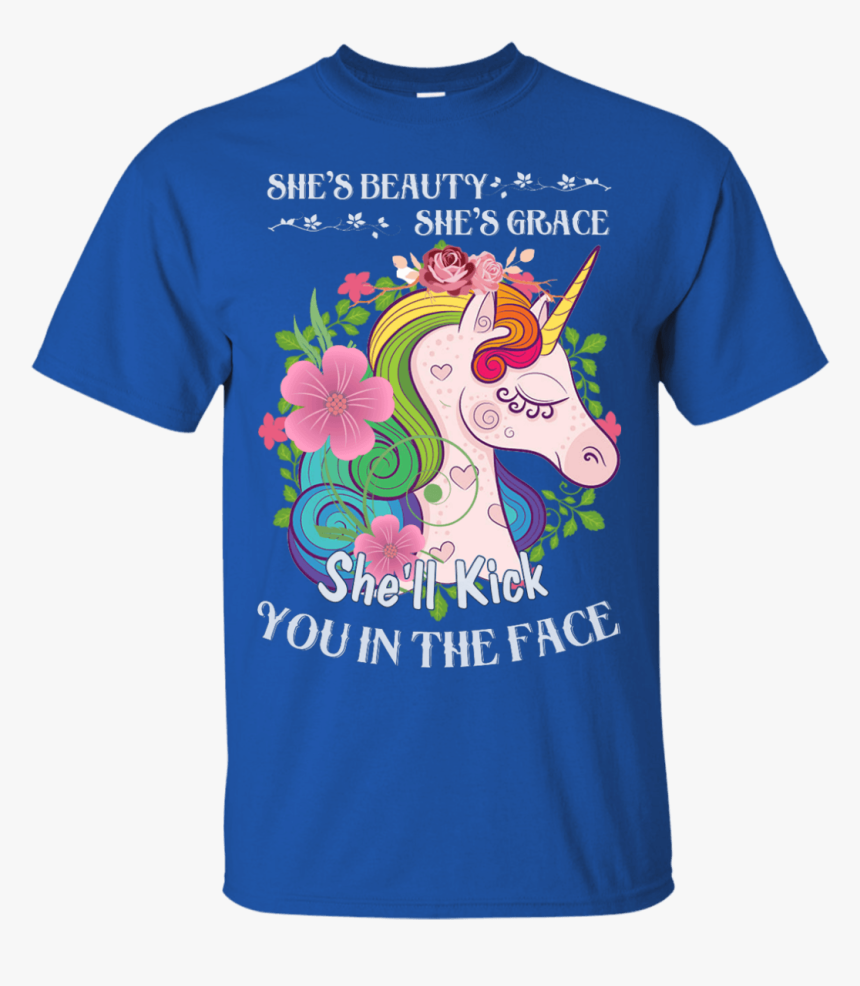 She Is Beauty She Is Grace She Will Kick You In The - Pediatric Cancer T Shirt, HD Png Download, Free Download