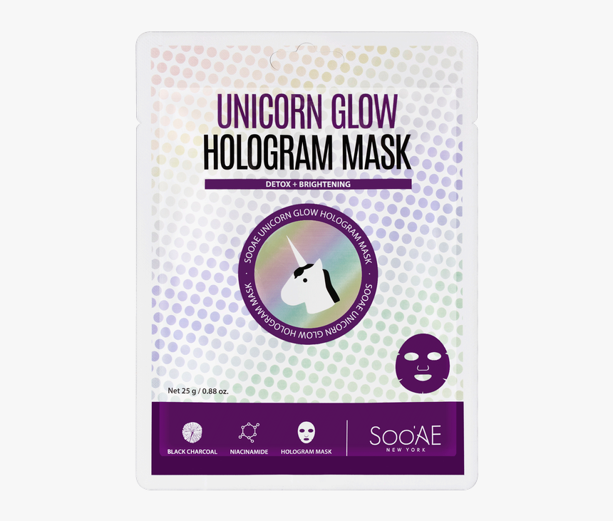Unicorn Holographic Face Mask, HD Png Download, Free Download