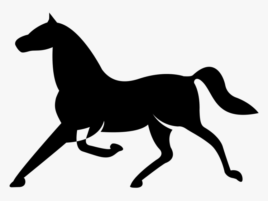 Unicorn Face Clipart Elegant - Horse Running Shape Transparent Background, HD Png Download, Free Download
