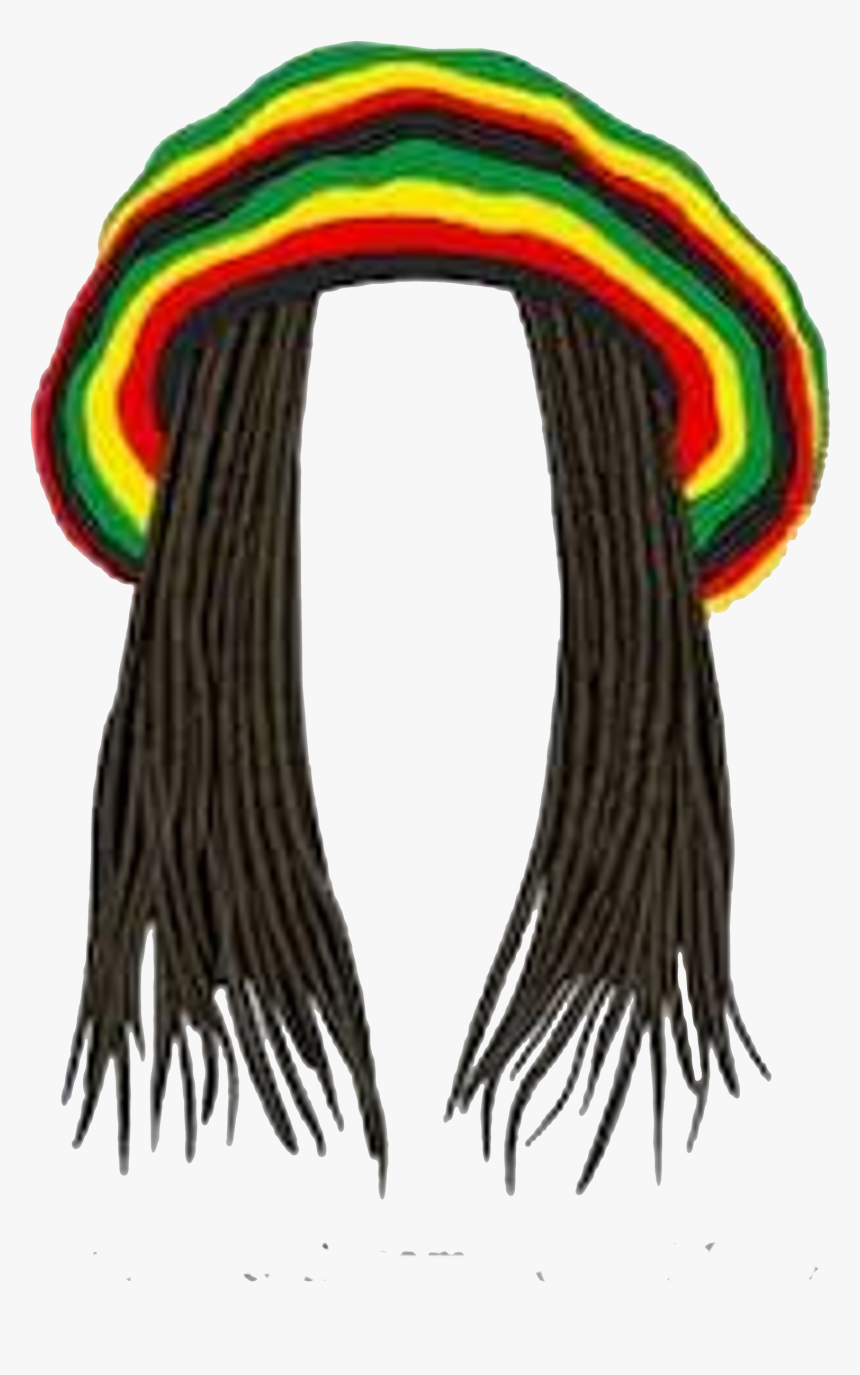 Rasta Hat With Dreads , Png Download - Rasta Clipart, Transparent Png, Free Download