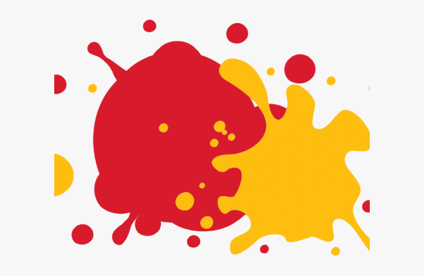 Ketchup Clipart Splat - Ketchup And Mustard Png, Transparent Png, Free Download