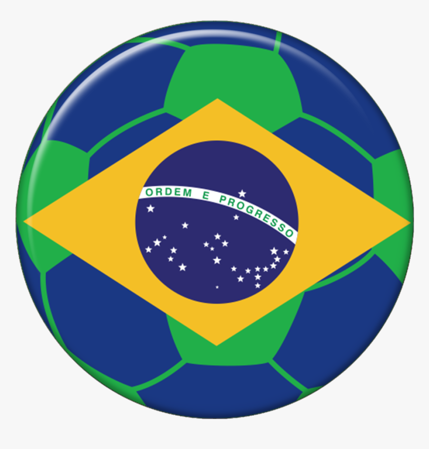 Transparent Bola De Futebol Png - Brazil Flag, Png Download, Free Download