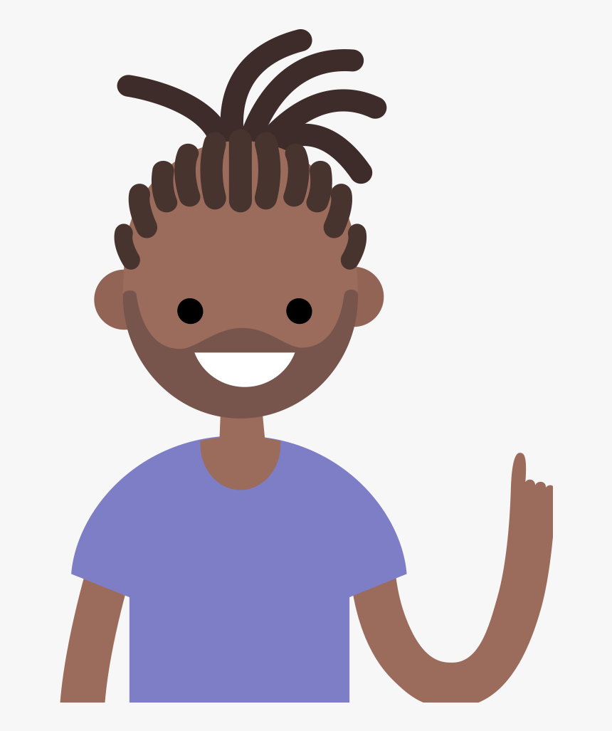 Persona John Wa3 - Cartoon Character With Dreads, HD Png Download, Free Download
