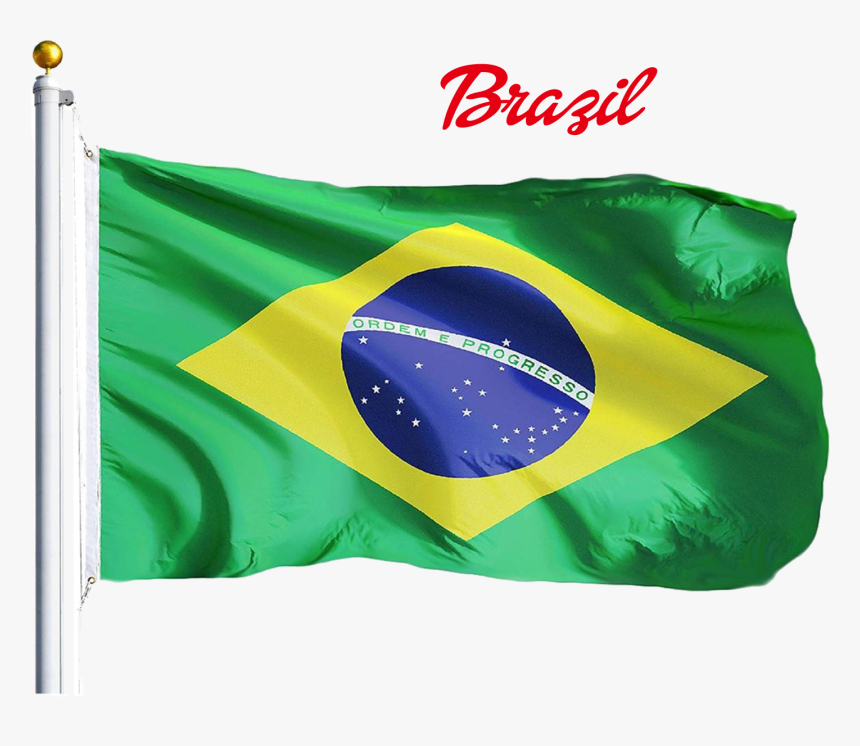Brazil Flag Png Transparent Image - Flag Brazil, Png Download, Free Download