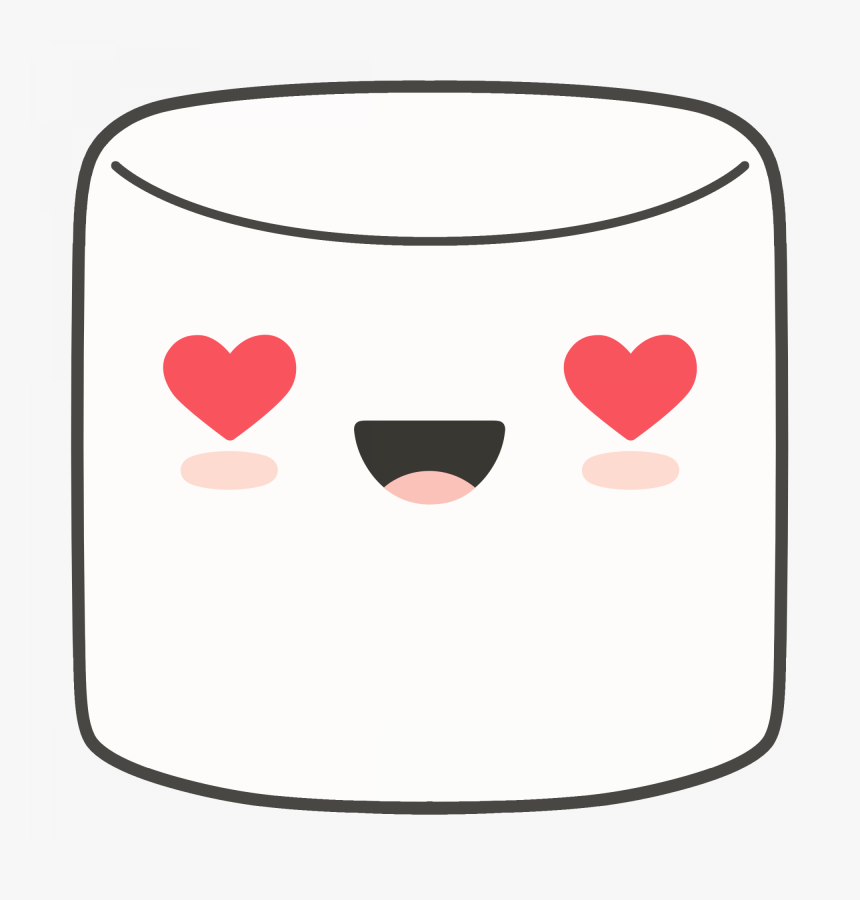 Stickerpop Marshmallow Png , Png Download - Heart, Transparent Png, Free Download