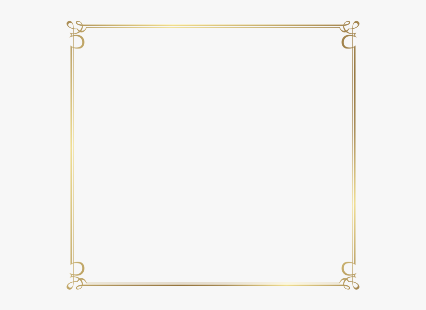 Decorative Frame Border Png Image - Transparent Background Picture Frame Border, Png Download, Free Download