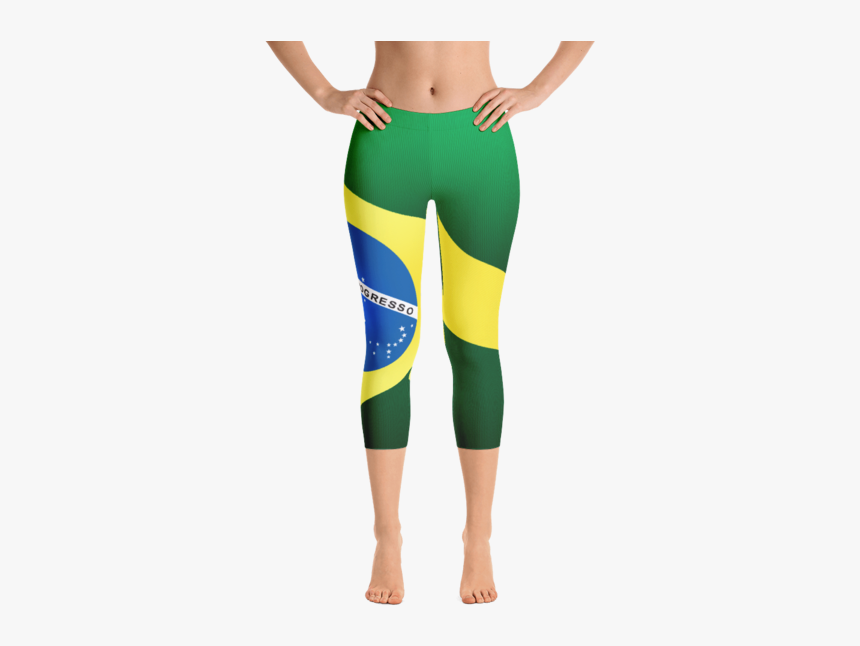 Brazil Flag Leggings - Leggings, HD Png Download, Free Download