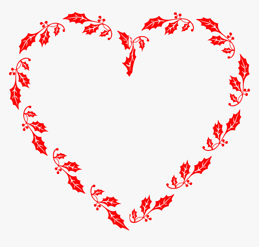 Holly Heart Clip Arts - Portable Network Graphics, HD Png Download, Free Download