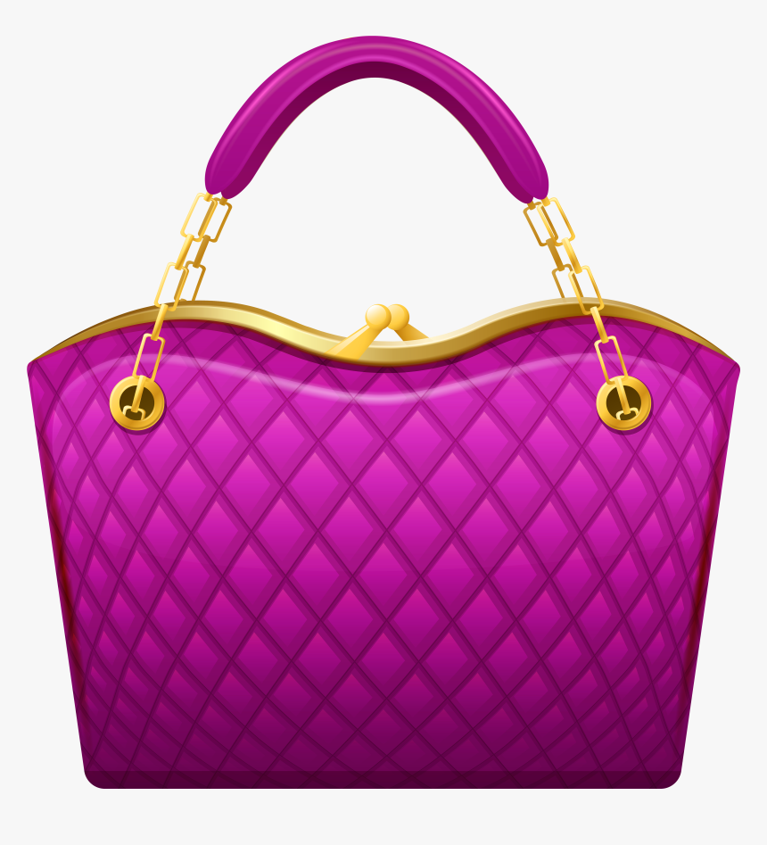 Pink Handbag Png Clip Art - Hand Bag Clip Art, Transparent Png, Free Download