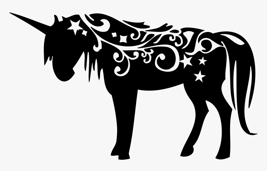 Horse Silhouette Equestrian Clip Art - Unicorn Silhouette, HD Png Download, Free Download