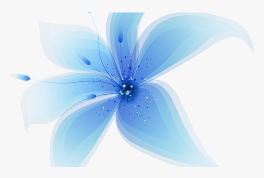 Decorative Blue Flower Png Clip Art Image Gallery Yopriceville - Corner Flower, Transparent Png, Free Download