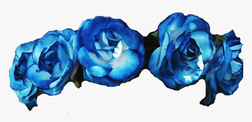 Blue Flower Crown Png, Transparent Png, Free Download