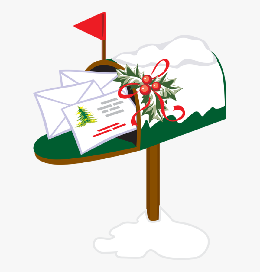 Holiday Clipart For Emails - Christmas Mailbox Clipart, HD Png Download, Free Download