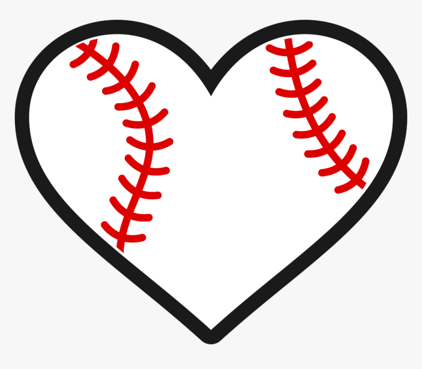 Baseball Heart Png - Baseball Heart Svg Free, Transparent Png, Free Download