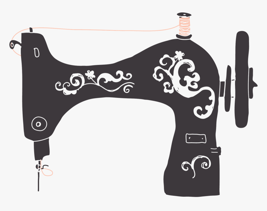 Vintage Sewing Machine Clipart, HD Png Download, Free Download