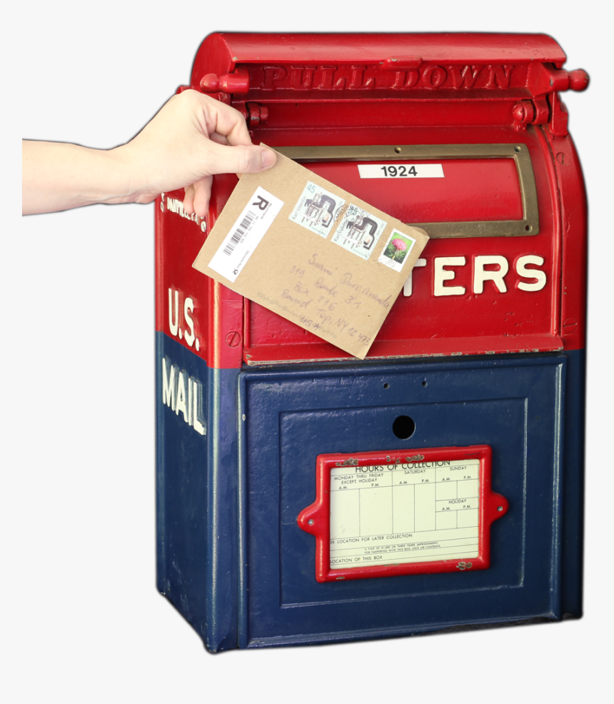 Antique 1924 Cast Iron U - Post Us Mail, HD Png Download, Free Download