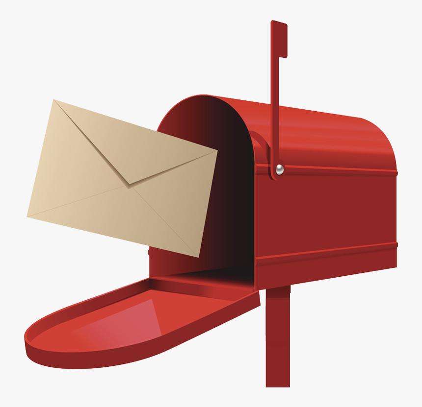 Post Box Letter Illustration - Post Box Png, Transparent Png, Free Download