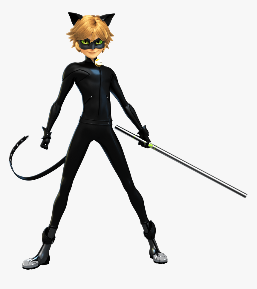 Miraculous Ladybug Chat Noir Full Body, HD Png Download, Free Download