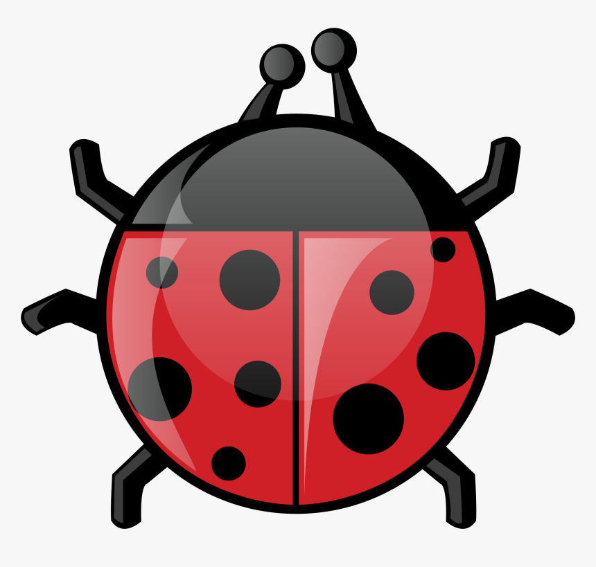 Black And White Clipart Of Lady Bug, HD Png Download, Free Download