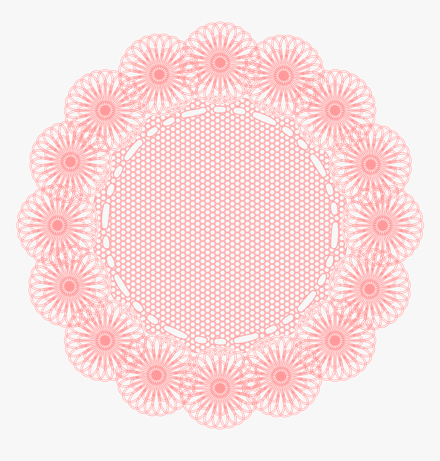 Doily Vector Digital - Circle, HD Png Download, Free Download