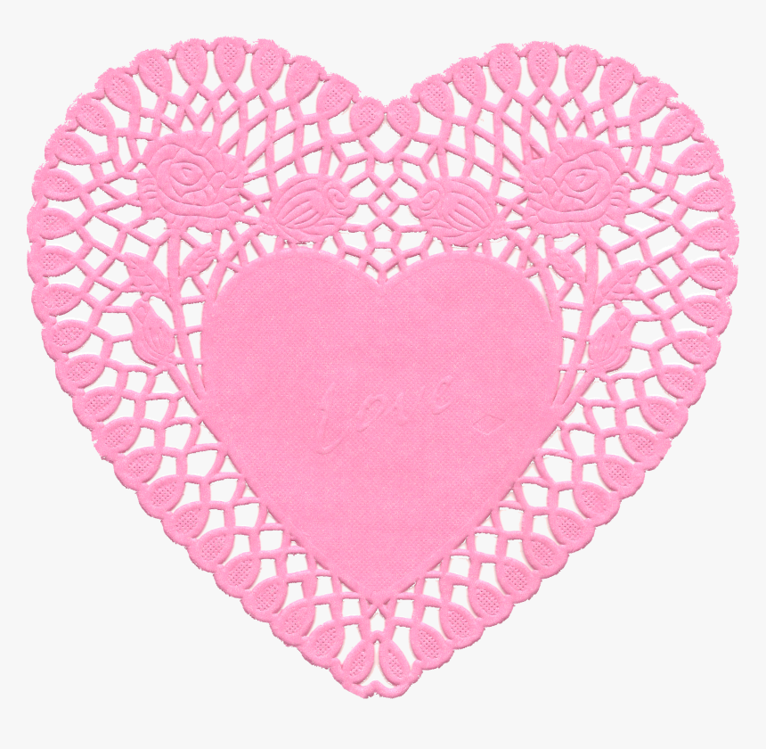 Transparent Doily Png - Doily Heart, Png Download, Free Download