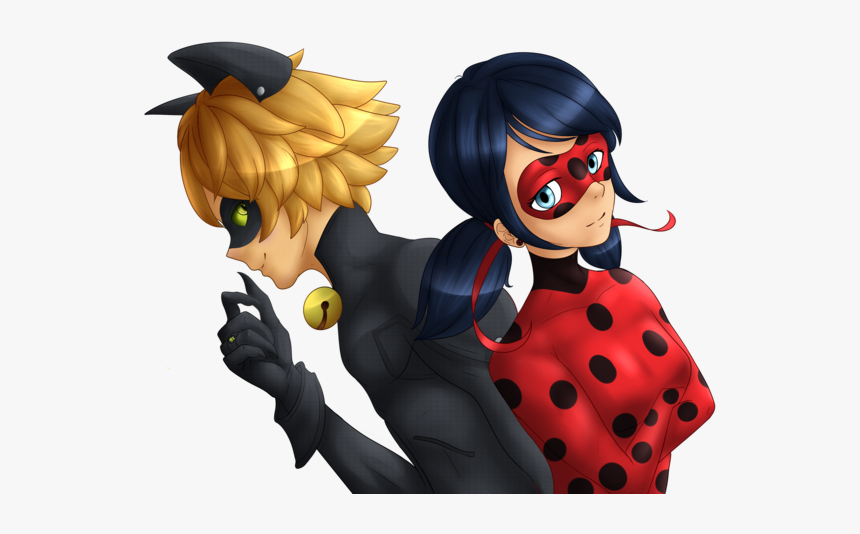 Ladybug Y Cat Noir Png, Transparent Png, Free Download