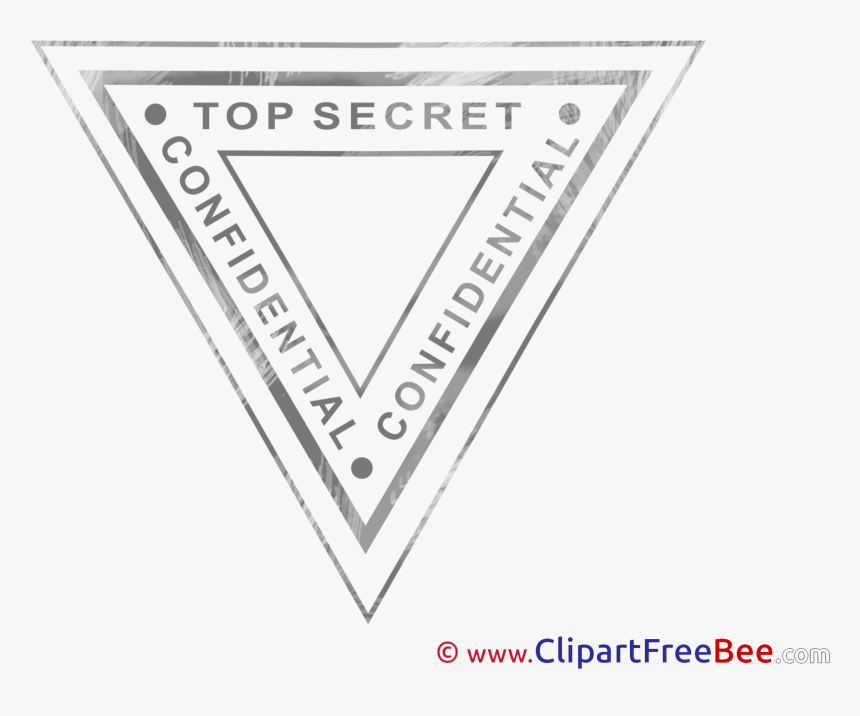 Top Secret Stamp Illustrations For Free - Triangle, HD Png Download, Free Download