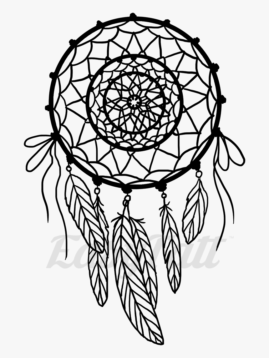 By Didi Fox - Small Drawing Of Dreamcatcher, HD Png Download, Free Download