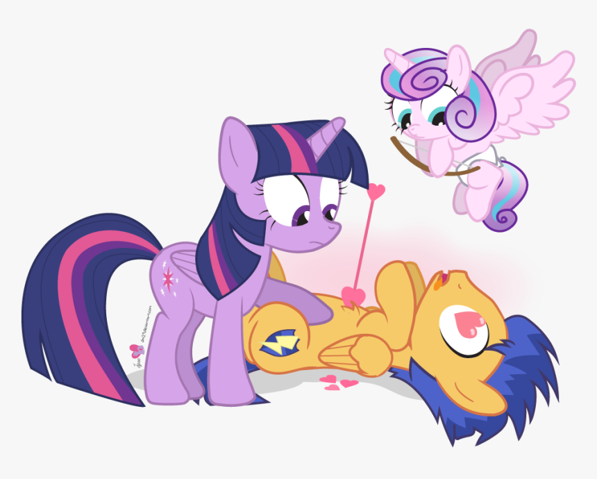 Dm29, Bow And Arrow, Bow , Cupid, Cute, Dead, Diaper, - Mlp Flash Sentry And Flurry Heart, HD Png Download, Free Download