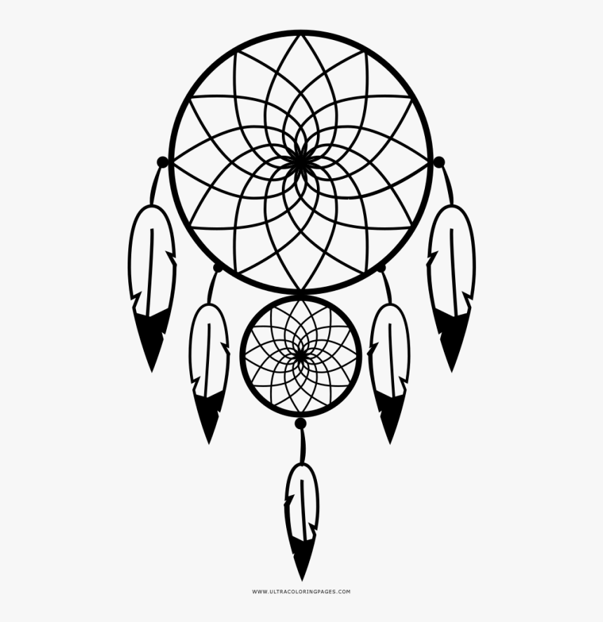 Dreamcatcher Coloring Pages Page Ultra Pages Dreamcatcher - Dream Catcher Logo Png, Transparent Png, Free Download