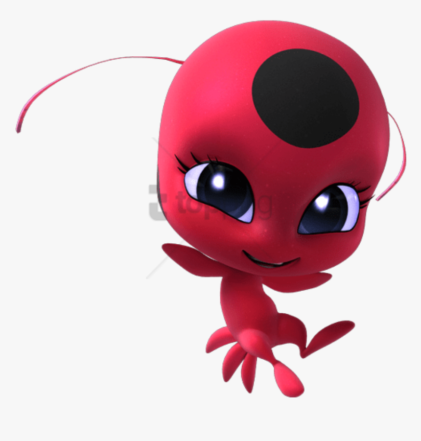 Free Png Download Miraculous Ladybug Tikki Transparent - Kwami Miraculous Ladybug Tikki, Png Download, Free Download