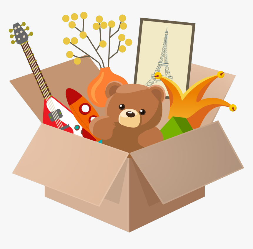 Teddy Bear - Cartoon Teddy Bear In A Box, HD Png Download, Free Download