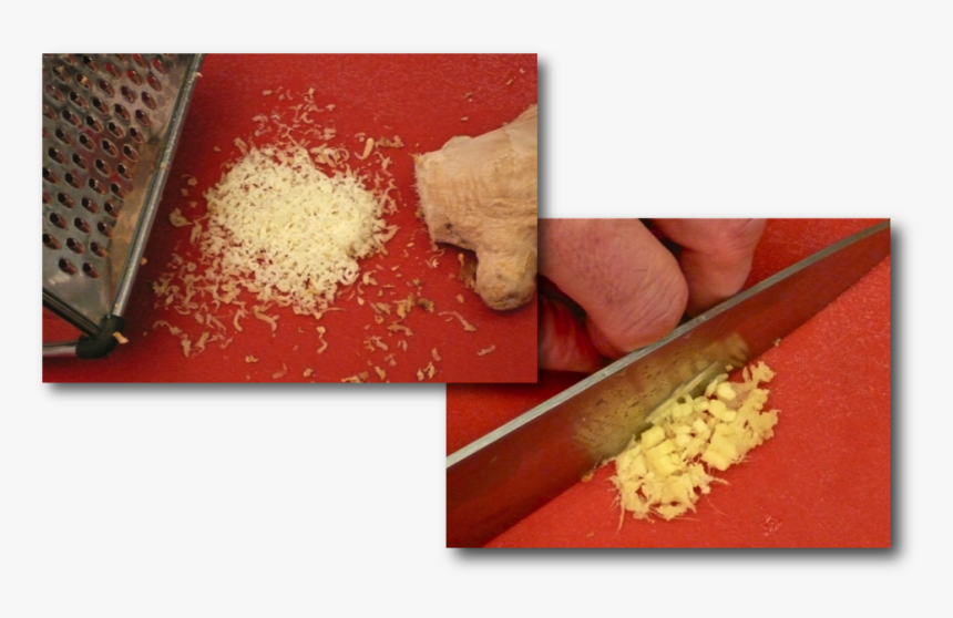 How To Grate & Chop Fresh Ginger - Garlic, HD Png Download, Free Download