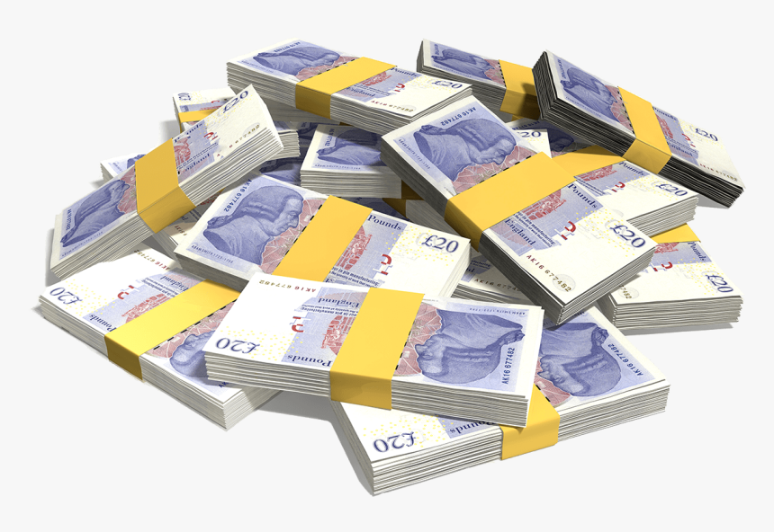 The Cash Business - Pound Sterling Pile, HD Png Download, Free Download