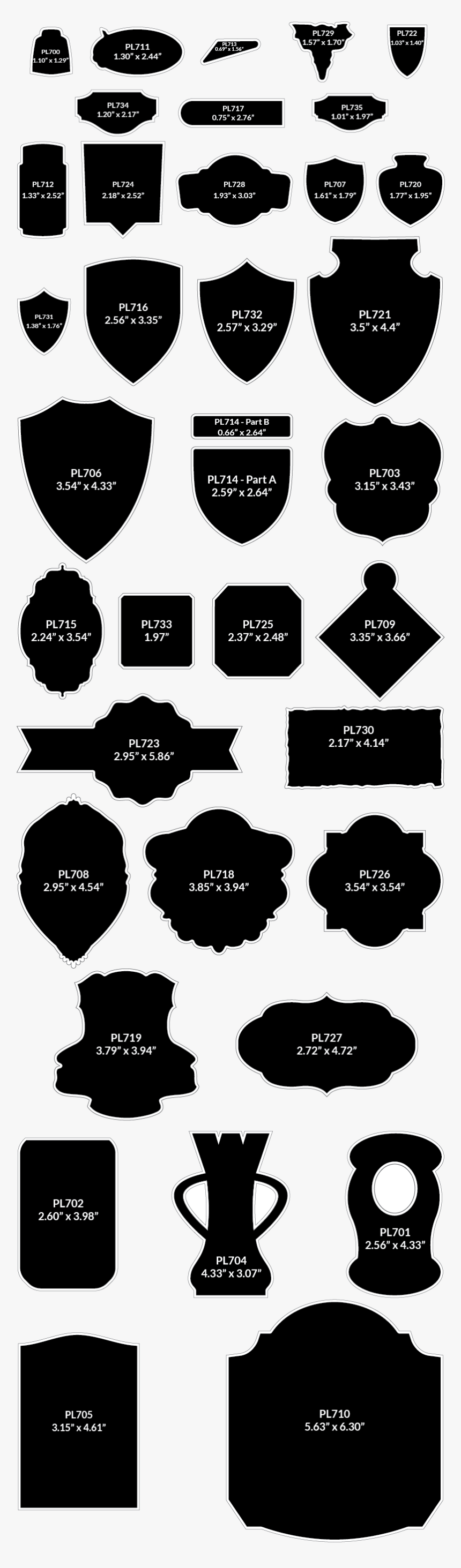 Pewter Labels Custom Special Shapes - Label, HD Png Download, Free Download