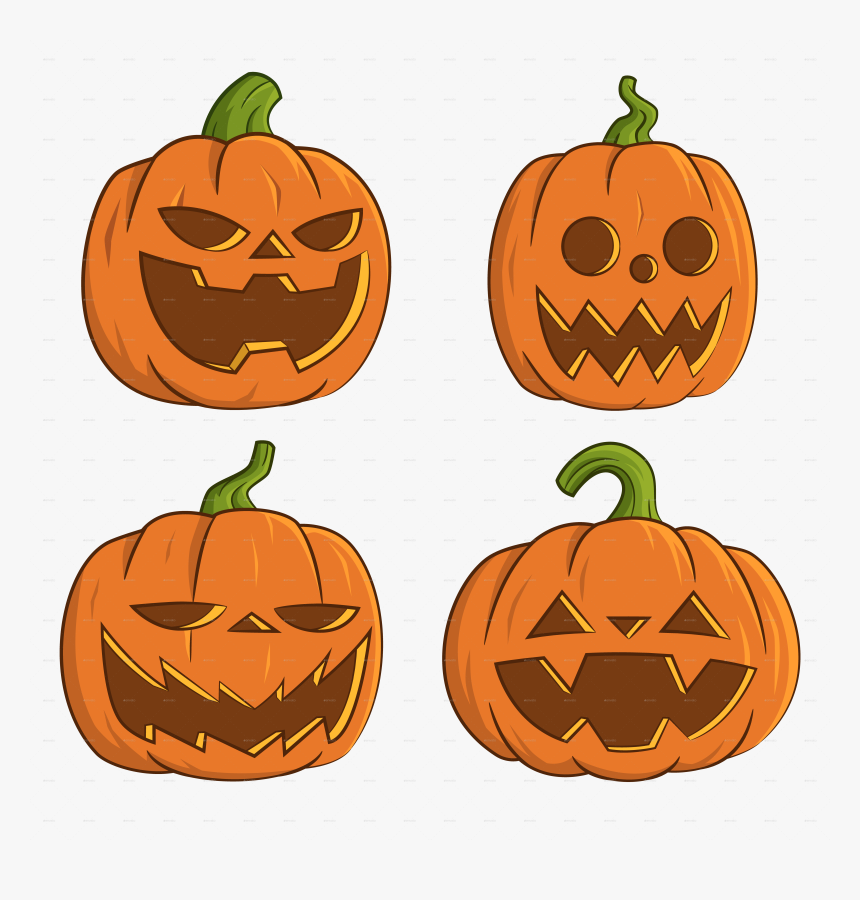 Transparent Halloween Pumpkins Png - Transparent Halloween Pumpkin, Png Download, Free Download